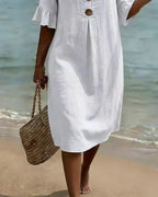 Women's Relaxed Everyday Dress – Flowy Day Dress