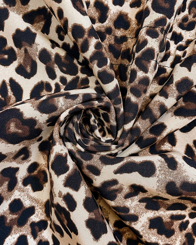 Women's Reversible Leopard Print Coat – Animal Print Statement Outerwear