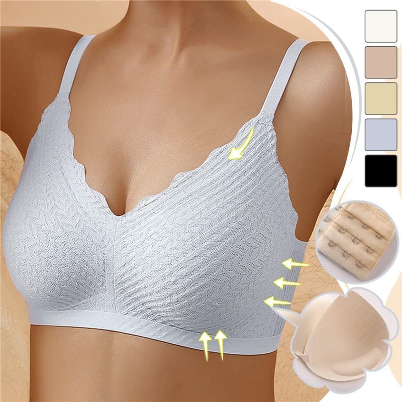 Women's Adjustable Wireless Support Bra – Everyday Comfort Bra