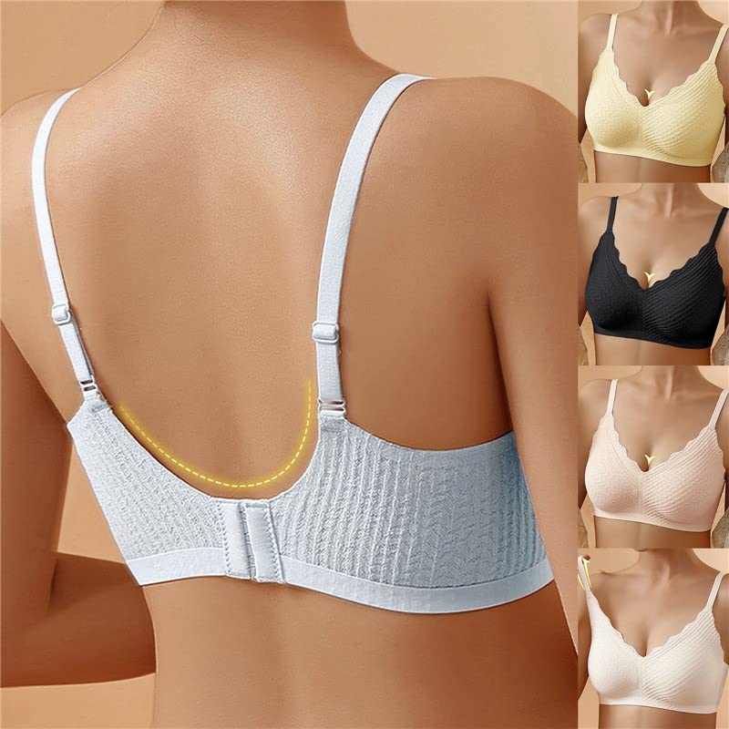 Women's Adjustable Wireless Support Bra – Everyday Comfort Bra
