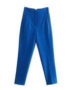 Women's Wrinkle Resistant Dress Pants – Tailored Straight Leg Trousers