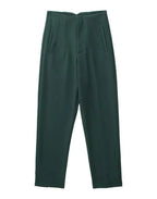 Women's Wrinkle Resistant Dress Pants – Tailored Straight Leg Trousers