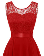 Women's Wedding Guest High-Low Dress – Flowy Asymmetrical Occasion Dress