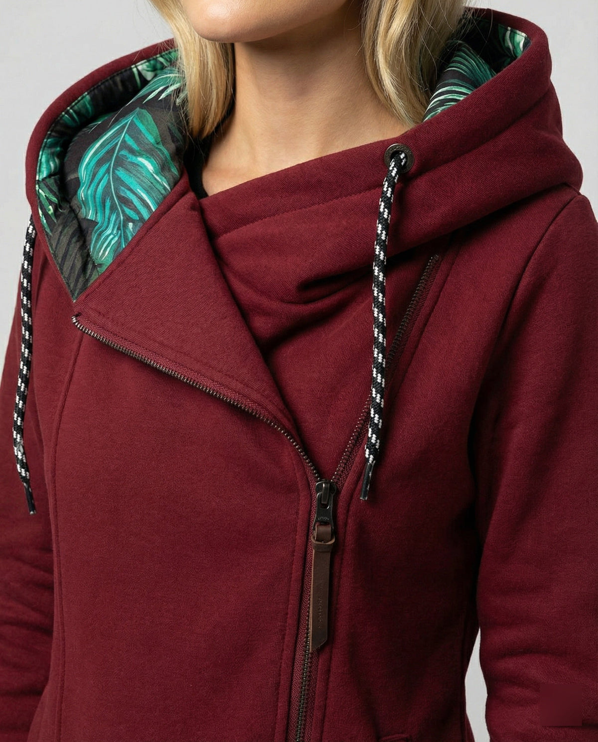 Women's Hooded Tailored Winter Jacket – Structured Cold Weather Coat