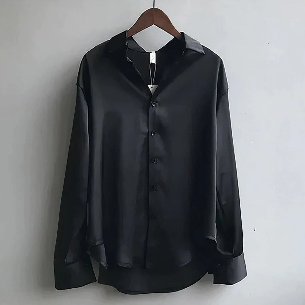 Women's Long Sleeve Button Front Blouse – Classic Everyday Shirt Blouse