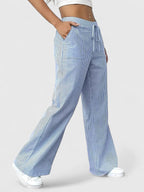 Women's Elastic Waist Pants – Flowy Pull-On Pants