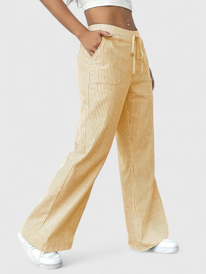 Women's Elastic Waist Pants – Flowy Pull-On Pants