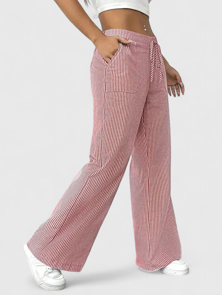 Women's Elastic Waist Pants – Flowy Pull-On Pants