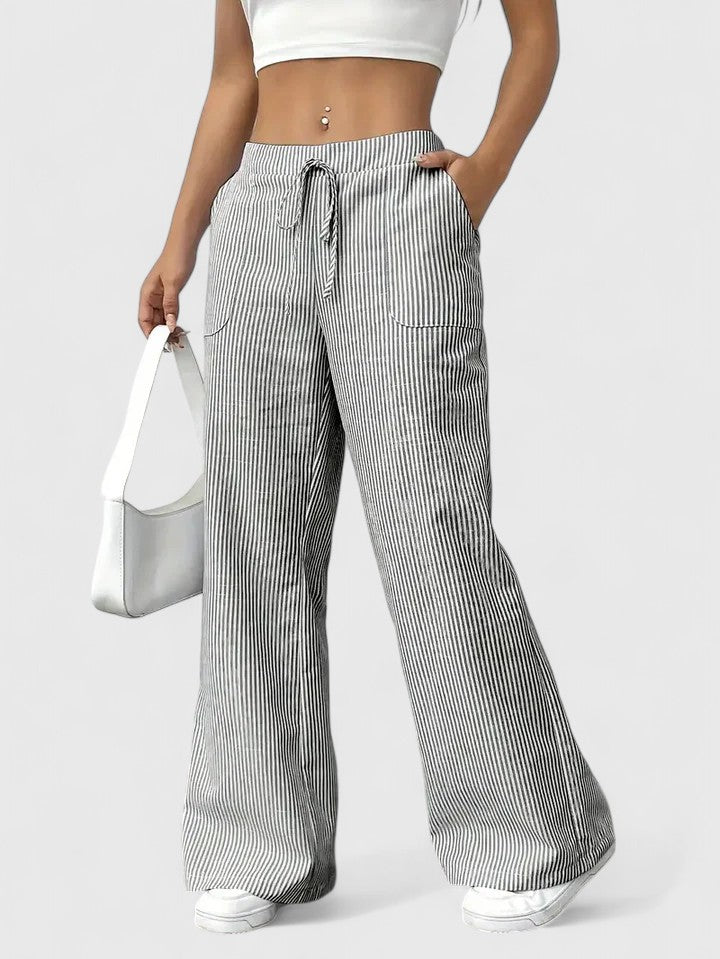 Women's Elastic Waist Pants – Flowy Pull-On Pants