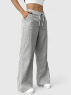 Women's Elastic Waist Pants – Flowy Pull-On Pants