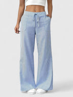 Women's Elastic Waist Pants – Flowy Pull-On Pants