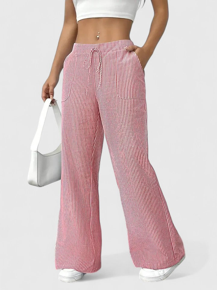 Women's Elastic Waist Pants – Flowy Pull-On Pants