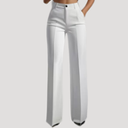 Women's Tailored Pants – Wide Leg Business Pants