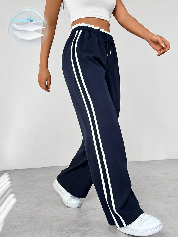 Women's Side Stripe Pants – Contrast Stripe Track Pants