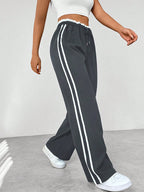 Women's Side Stripe Pants – Contrast Stripe Track Pants