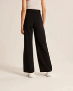 Women's Flowy Wide Leg Dress Pants – High Waist Tailored Trousers