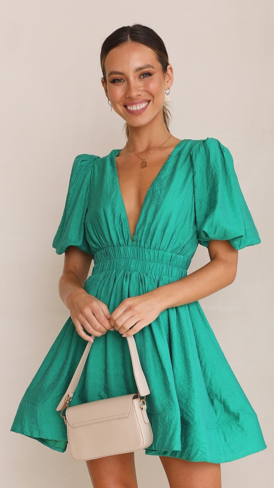 Women's Fitted Mini Occasion Dress – Tailored Cocktail Party Dress