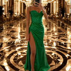 Women's Sweetheart Neckline Formal Dress – Fitted Evening Occasion Dress