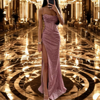 Women's Sweetheart Neckline Formal Dress – Fitted Evening Occasion Dress