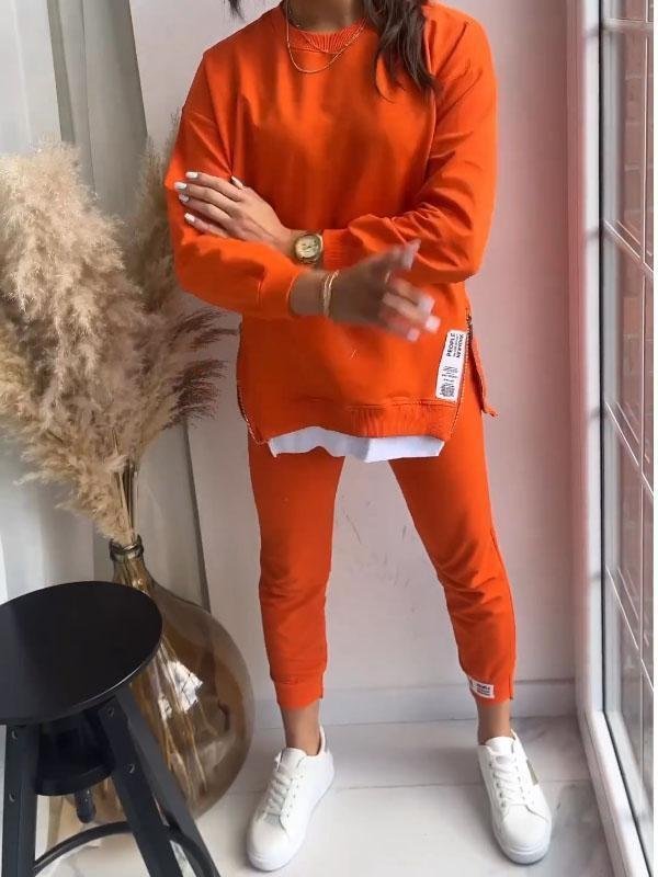 Women's Oversized Sweat Set – Wide Leg Matching Lounge Outfit