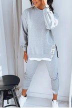 Women's Oversized Sweat Set – Wide Leg Matching Lounge Outfit
