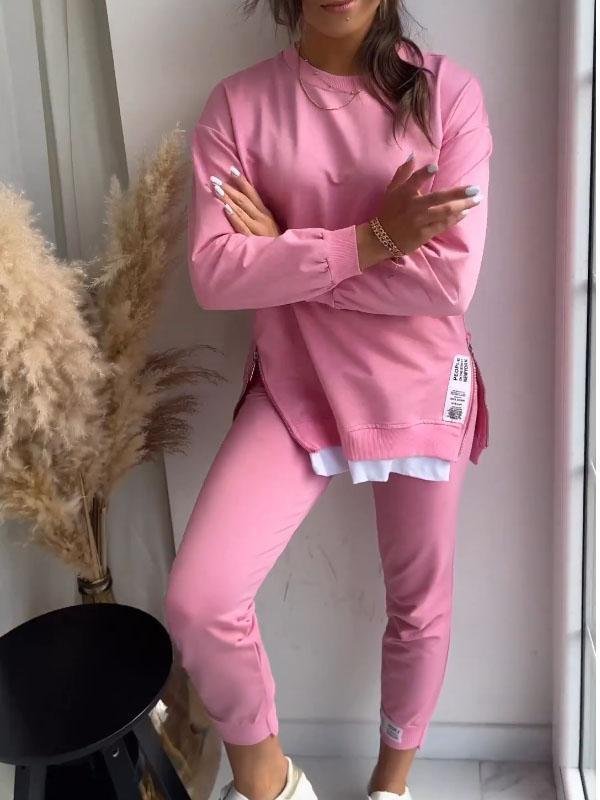 Women's Oversized Sweat Set – Wide Leg Matching Lounge Outfit