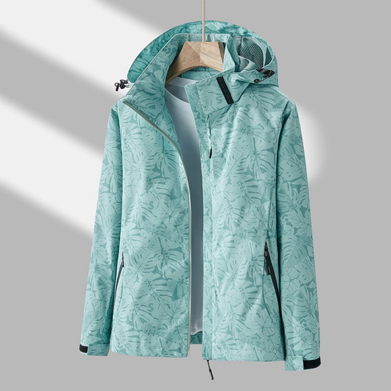 Women's Lightweight Hooded Jacket – Transitional Zip-Up Outdoor Jacket