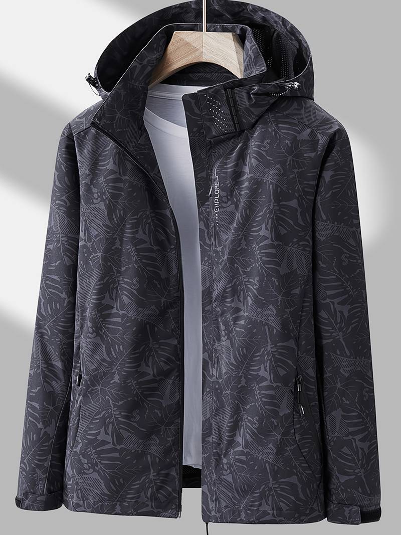 Women's Lightweight Hooded Jacket – Transitional Zip-Up Outdoor Jacket
