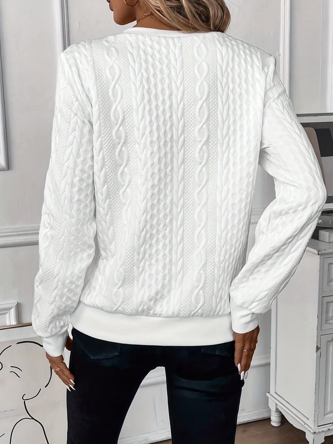Women's High Neck Zip Sweater – Long Sleeve Zip Front Knit Pullover