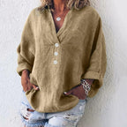 Women's Ibiza Inspired Boho Blouse – Slim Fit Summer Blouse