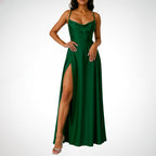 Women's Sleeveless High Slit Maxi Dress – Formal Evening Occasion Dress