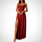 Women's Sleeveless High Slit Maxi Dress – Formal Evening Occasion Dress
