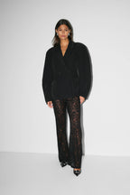 Women's Lace Flared Pants – Sheer Festival Flare Pants