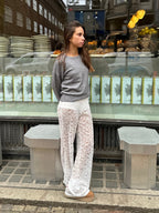 Women's Lace Flared Pants – Sheer Festival Flare Pants