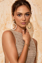 Women's Open Knit Crochet Dress – Boho Resort Cover-Up Dress