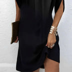 Women's Fit & Flare Occasion Dress – Flowy Midi Cocktail Dress