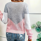 Women's Casual Autumn Sweater – Relaxed Long Sleeve Knit Sweater