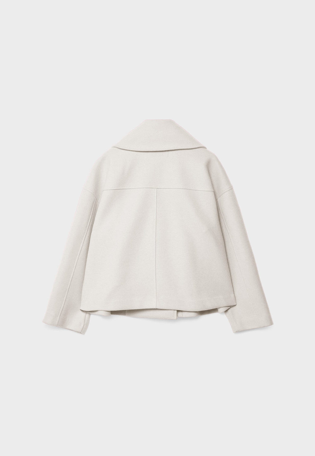 Women's Wool Blend Overcoat – Double-Breasted Winter Coat