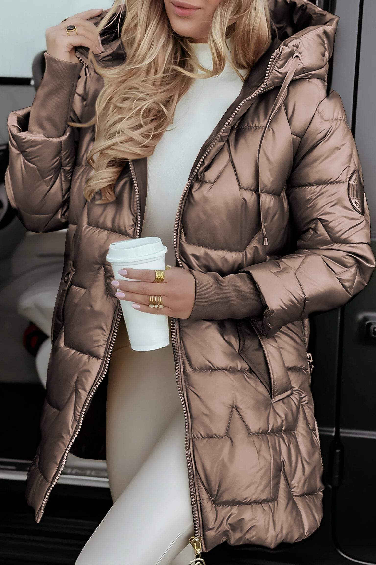 Women's Hooded Windbreaker – Lightweight Utility Jacket