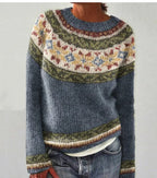 Women's Everyday Crew Neck Sweater – Relaxed Long Sleeve Knit Sweater