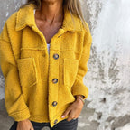 Women's Car Coat – Button Front Jacket