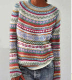 Women's Everyday Crew Neck Sweater – Relaxed Long Sleeve Knit Sweater
