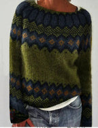 Women's Everyday Crew Neck Sweater – Relaxed Long Sleeve Knit Sweater