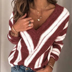 Women's Vintage Winter Sweater – Classic Relaxed Knit Sweater