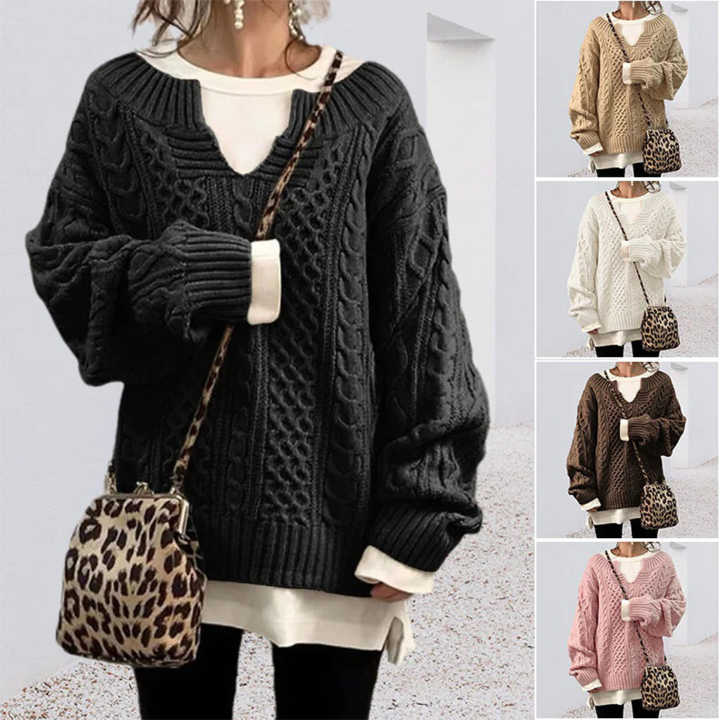 Women's Crew Neck Sweater – Soft Fine Knit Pullover