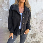 Women's Car Coat – Button Front Jacket