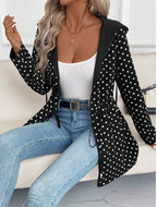 Women's Reversible Leopard Print Coat – Animal Print Statement Outerwear