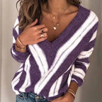 Women's Vintage Winter Sweater – Classic Relaxed Knit Sweater