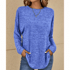 Women's Relaxed Oversized Winter Sweater – Long Sleeve Knit Sweater