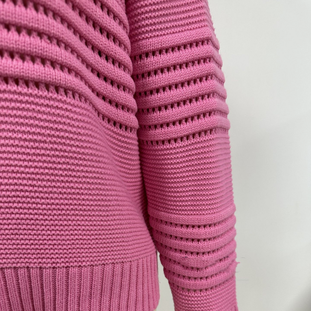 Women's Relaxed Pullover Sweater – Slouchy Knit Sweater